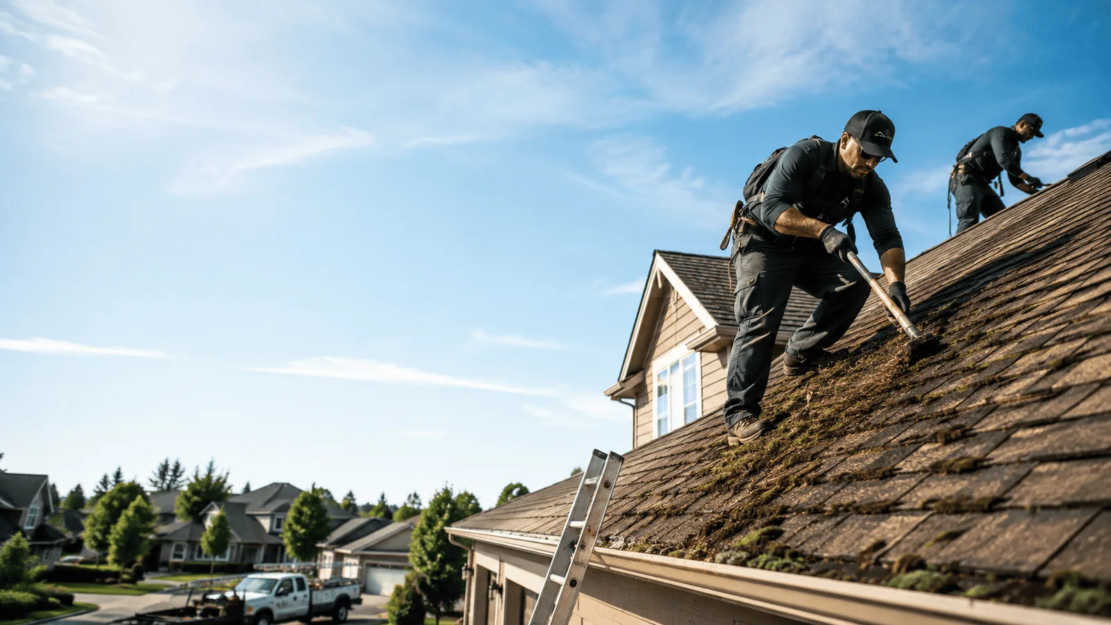 Roof Moss Removal in Arlington, KS near me